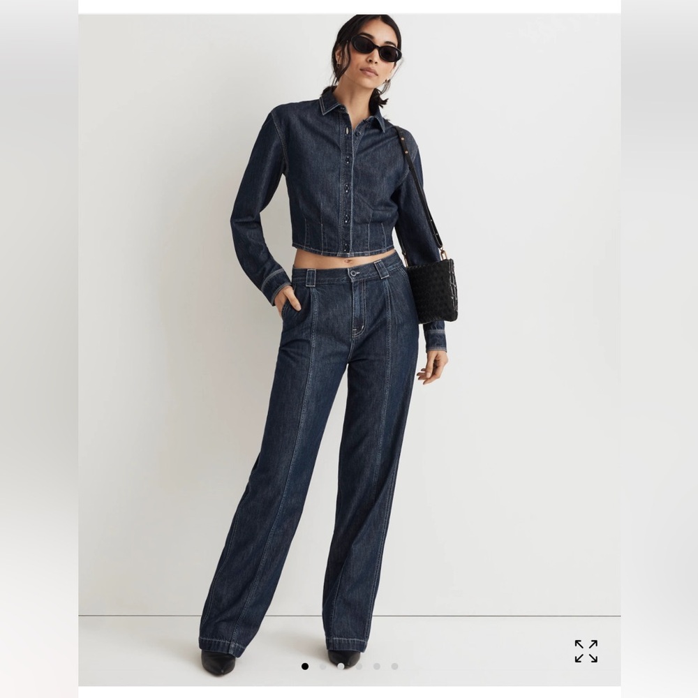 Madewell Perfect Vintage Wide Leg Jean -Seam Edition size 29